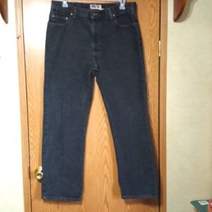 Men's Black Denim OLD NAVY Jeans Size 38x32